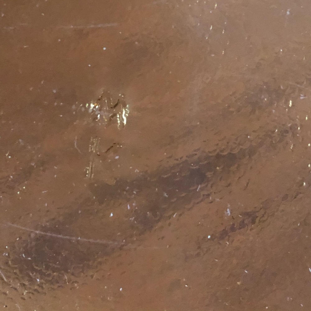 8-pc Set of Vintage Amber Glass Dessert Bowls & Plates - Picture 6 of 6